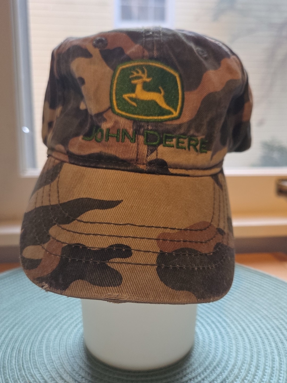 John Deere Toddler Camo Baseball Cap - Brown/Green